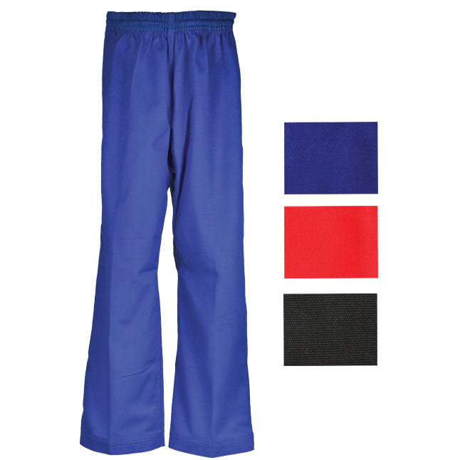 Ultimate - Martial Arts Striped Karate Pants Cotton & Polyester Blended -  Kids Adults Unisex Blue 5